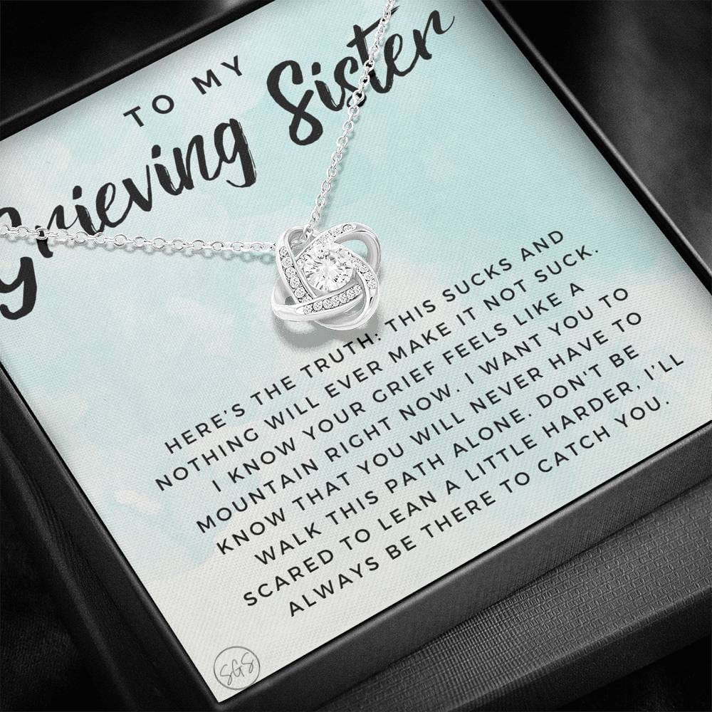 grieving sis 0723d Necklace Love Knot