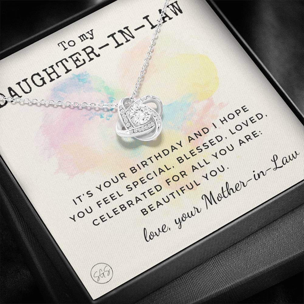 1012DILhb2 Necklace Love Knot
