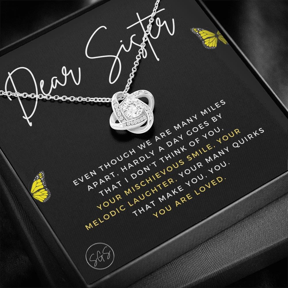 sisterapart 0628L Necklace Love Knot
