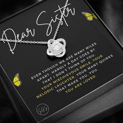 sisterapart 0628L Necklace Love Knot