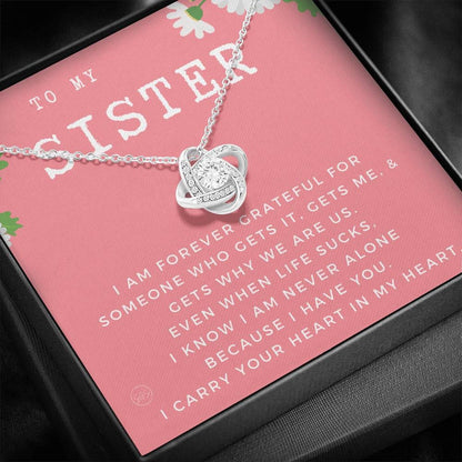 1113a Necklace Love Knot
