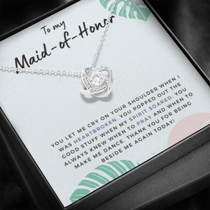 MaidofHonorSpiritSoared Necklace Love Knot