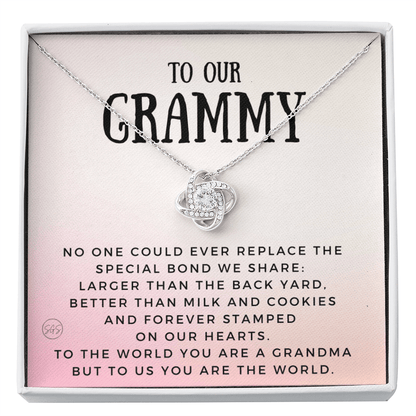 Gift for Grammy | Grandmother Nickname, Grandma, Mother's Day Necklace, Birthday, Get Well, Missing You, Grammy Definition, Christmas, From Family Grandkids  Granddaughter Grandson 1118aK