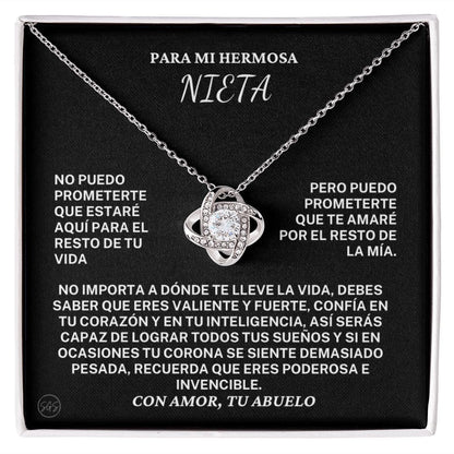 Regalo de Nieta, Granddaughter Gift | En Español, From Grandpa, Necklace from Grandpa, Del Abuelo, Birthday, Graduation, Teen Girl 3