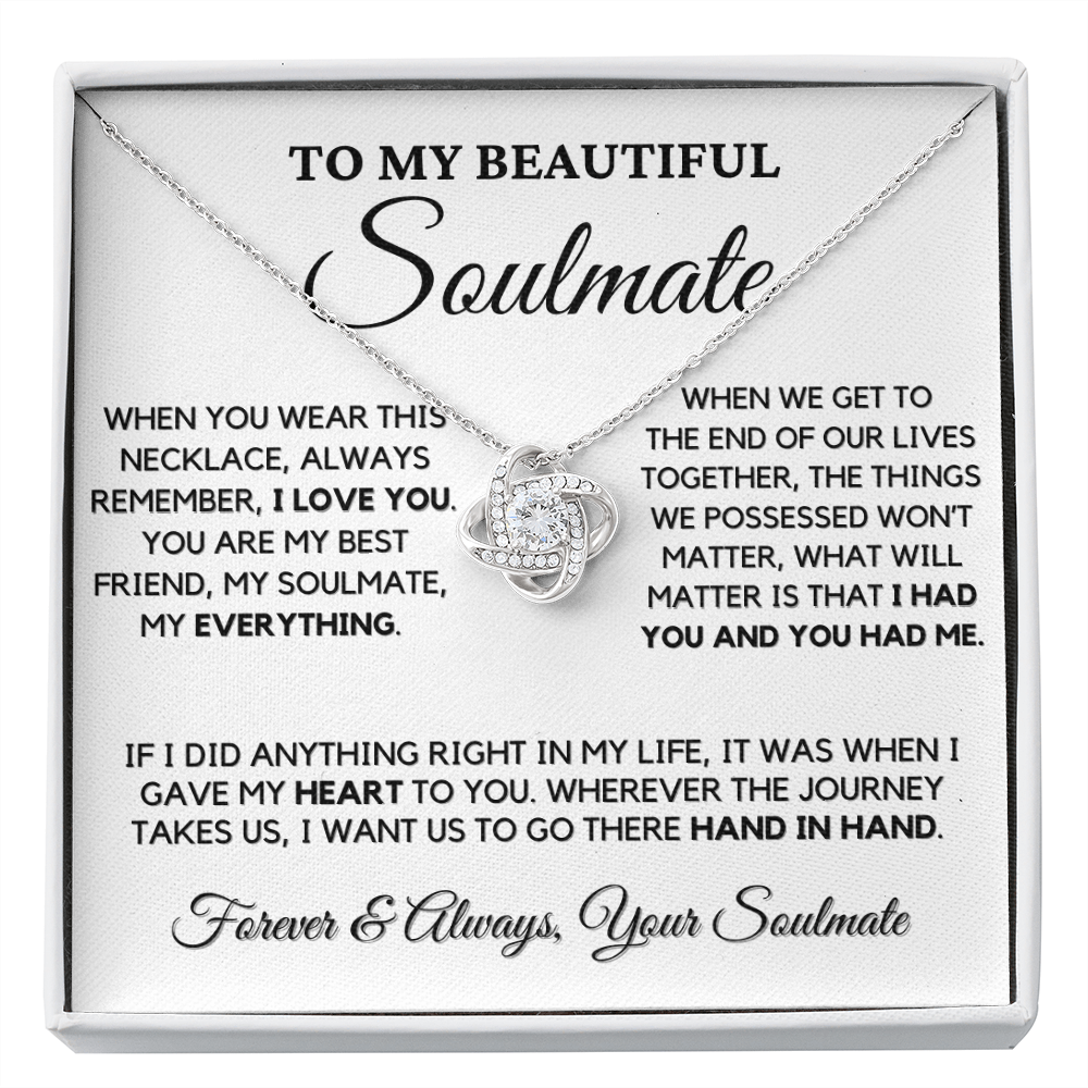 Romantic Gift for Soulmate - My Soulmate, My Everything