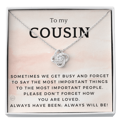 Gift for Cousin | Cousin Crew Necklace, Cousins and Best Friends, I Miss You Present, Gift for Birthday, Graduation, Thinking of You 2412K