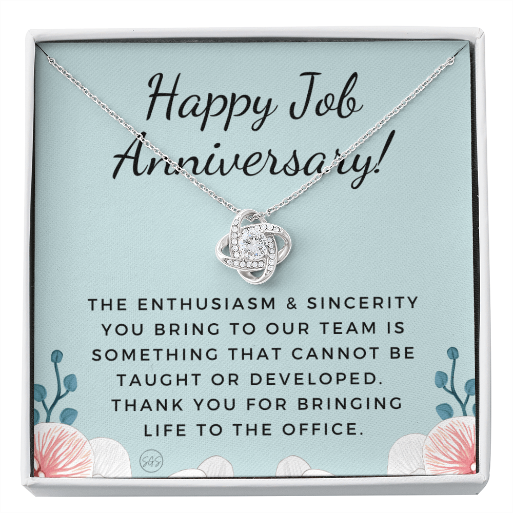 Happy Job Anniver. - Gift from Boss, Hustle, Congrats, Thank You Gift, Employee Appreciation, Work Anniversary, Small Business Gifts, Years of Service, Blue