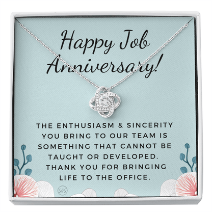 Happy Job Anniver. - Gift from Boss, Hustle, Congrats, Thank You Gift, Employee Appreciation, Work Anniversary, Small Business Gifts, Years of Service, Blue