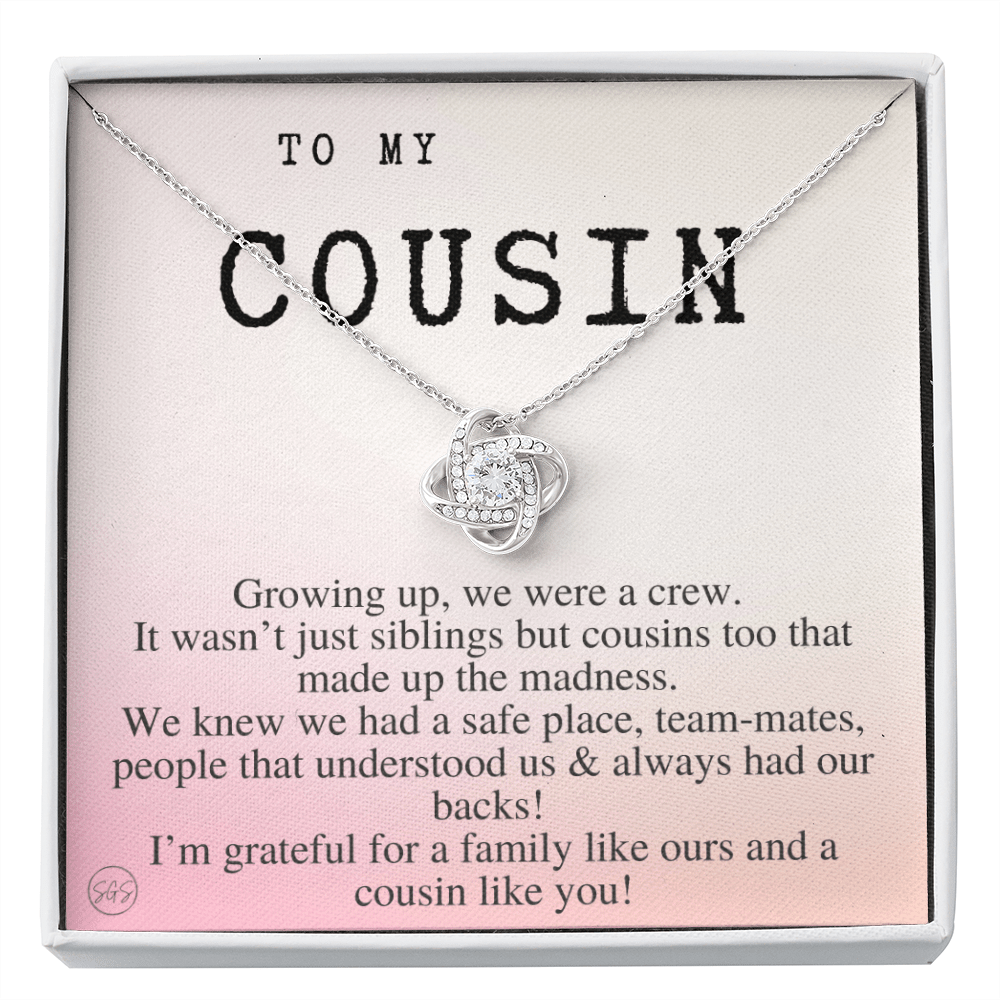 Gift for Cousin | Cousin Crew Necklace, Cousins and Best Friends, I Miss You Present, Gift for Birthday, Graduation, Thinking of You 2407K