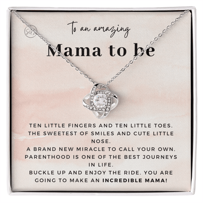 First Time Mom Gift | Girl Mom, New Mama To Be Jewelry, New Mom Necklace, New Mommy Baby Shower Gift, Pregnancy Gift for Best Friend