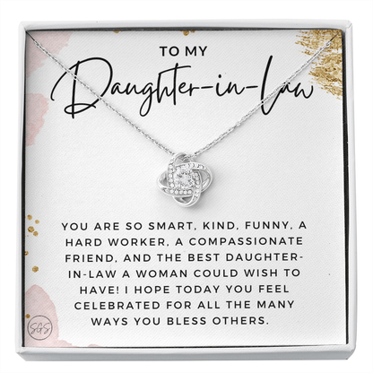 Daughter in Law Gift | Future DIL, Bonus Daughter, From Mother in Law, Father in Law, In Laws, For the Bride, Son's Wife, Fiance 1012DILbKA