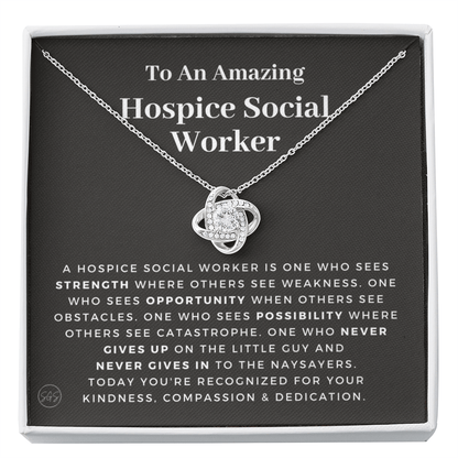 Hospice Social Worker Gift | Thank You Case Worker, LCSW, Social Work, Graduation, From Family, Essential Worker, MSW Appreciation Retire
