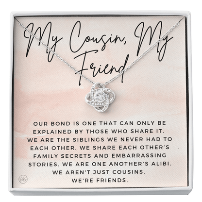 Gift for Cousin | Cousin Crew Necklace, Cousins and Best Friends, I Miss You Present, Gift for Birthday, Graduation, Thinking of You 2404K