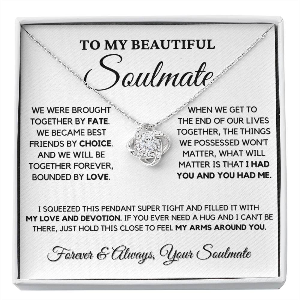 Romantic Gift for Soulmate - Bounded by Love