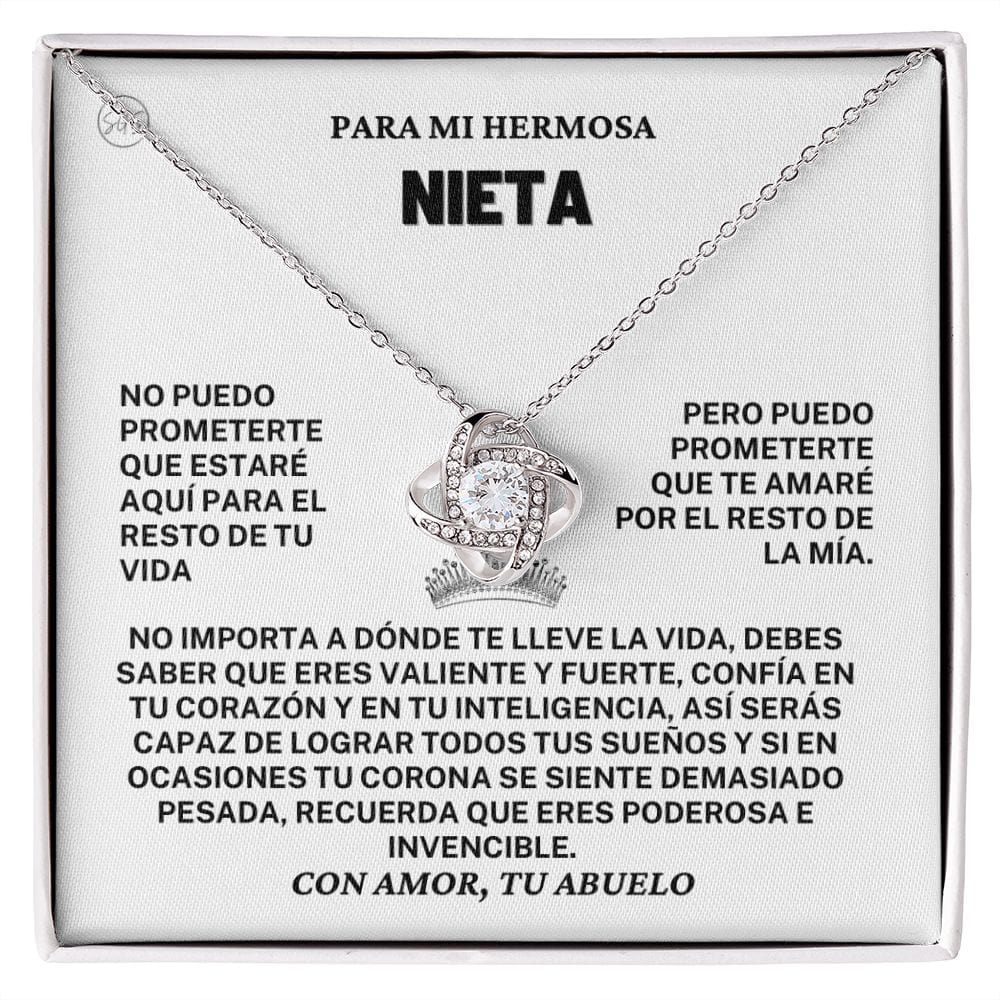 Regalo de Nieta, Granddaughter Gift | En Español, From Grandpa, Necklace from Grandpa, Del Abuelo, Birthday, Graduation, Teen Girl 2