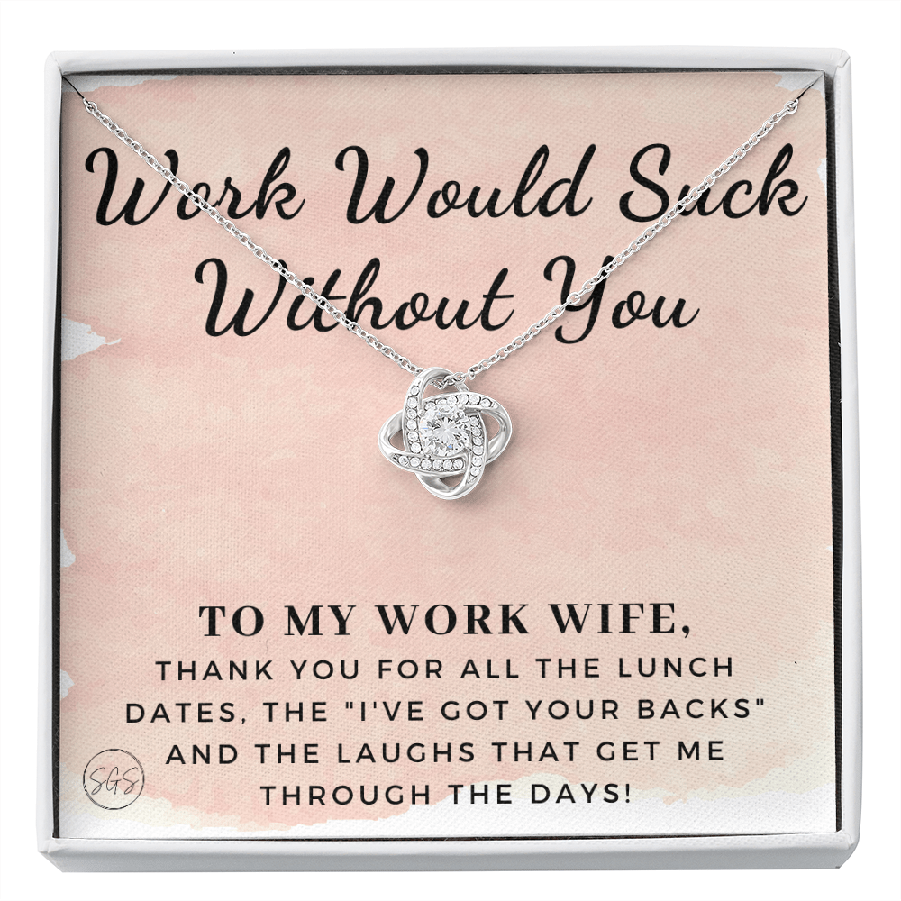 Work Wife Gift | Best Friend at the Office, Christmas, Favorite Co-Worker, Work, Job Anniversary, Employee, Boss, Small Business, Thank You, Bestie Funny 1029wdKA