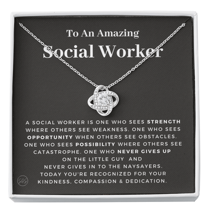 Social Worker Gift | Thank You Case Worker, Future Counselor, LCSW, Social Work, Adoption Family, Graduation, MSW Appreciation Retire