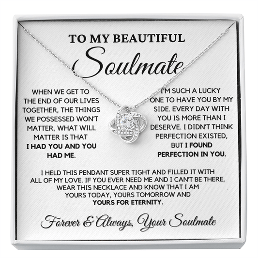 Romantic Gift for Soulmate - I Had You and You Had Me