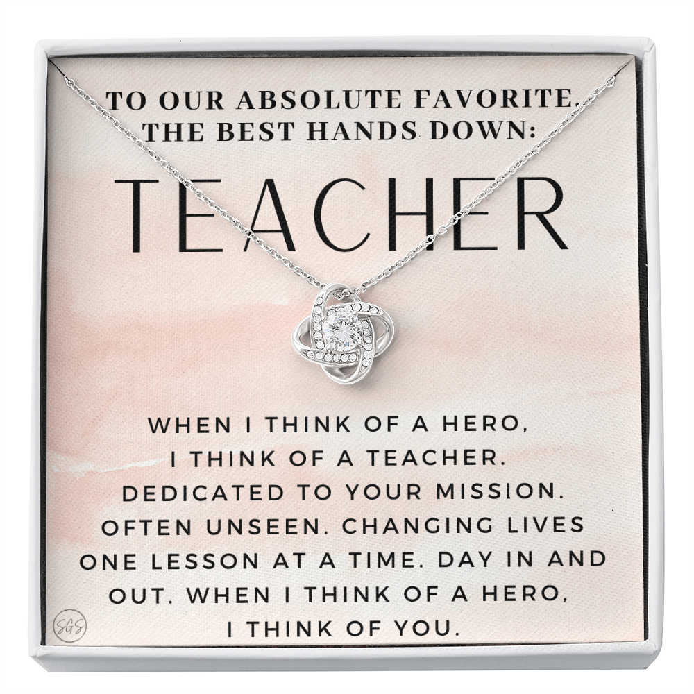Teacher Appreciation Gift | Thank You from Parents and Student, Teacher's Day, Graduation Gift for Assistant / Aid, Preschool, High School B