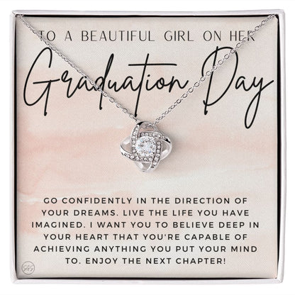 Graduation Gift For Her | Graduation Necklace for Daughter, High School Graduation Gifts for Granddaughter & Niece, College Class of 2023 e