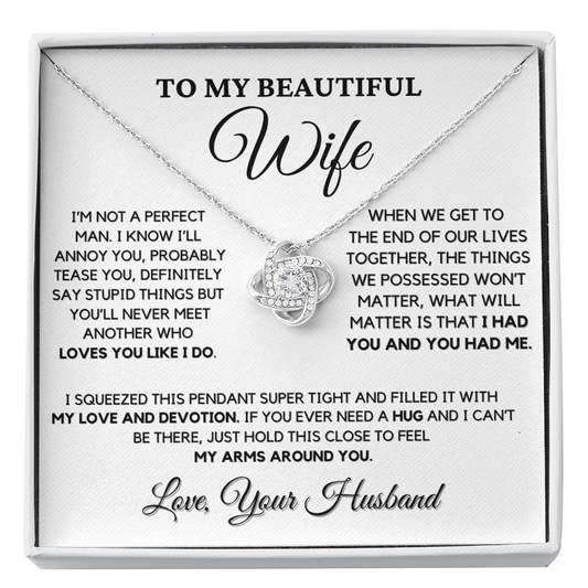 Romantic Gift for Wife - No One Loves You Like I Do