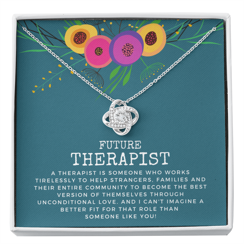 Future Therapist Gift | Graduation Necklace, Case Worker, Counselor, LCSW, Social Work, MSW Appreciation, School, Bachelor's Degree
