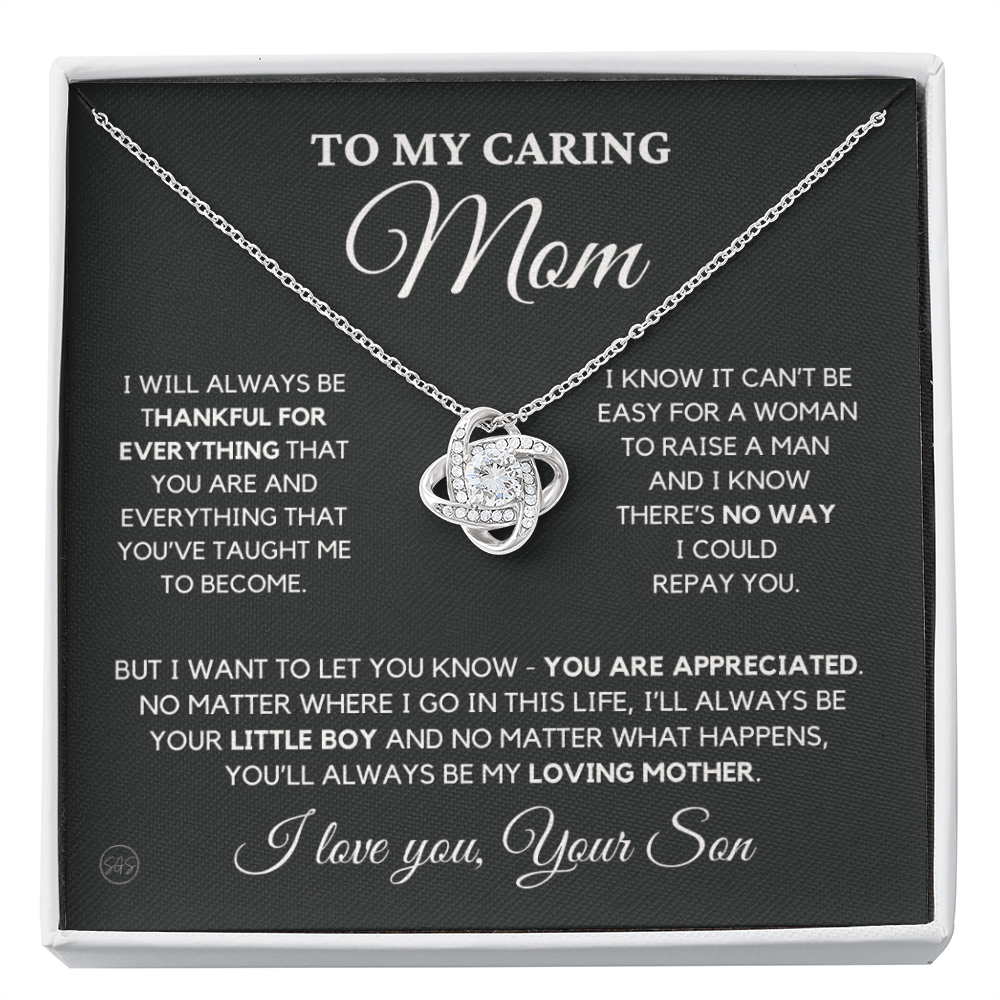 Mom - My Mom Forever - Necklace | Gift for Mother's Day, Gift for Mom From Son, Mother & Son, I'll Always Be Your Little Boy 2K