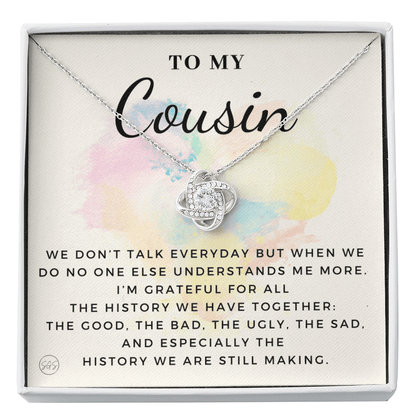 Gift for Cousin | Cousin Crew Necklace, Cousins and Best Friends, I Miss You Present, Gift for Birthday, Graduation, Thinking of You 2410K
