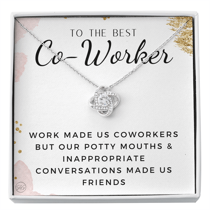 Office Mate Gift | Work Made Us Coworkers but Our Potty Mouths Made Us Friends, Office Bestie, Funny Christmas Gift, Cubicle 1111cwbKA