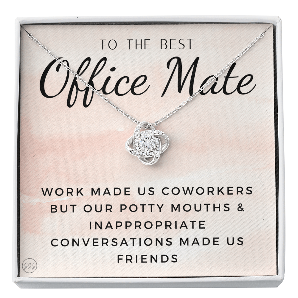 Office Mate Gift | Work Made Us Coworkers but Our Potty Mouths Made Us Friends, Office Bestie, Funny Christmas Gift, Cubicle 1111omaKA