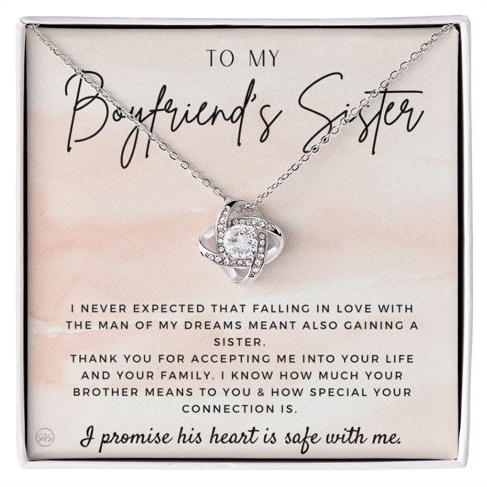 Boyfriend's Sister Gift | To My Boyfriend's Sister Necklace, Gifts for Boyfriend's Sister, For Boyfriends Sister Christmas Gift, Birthday A1