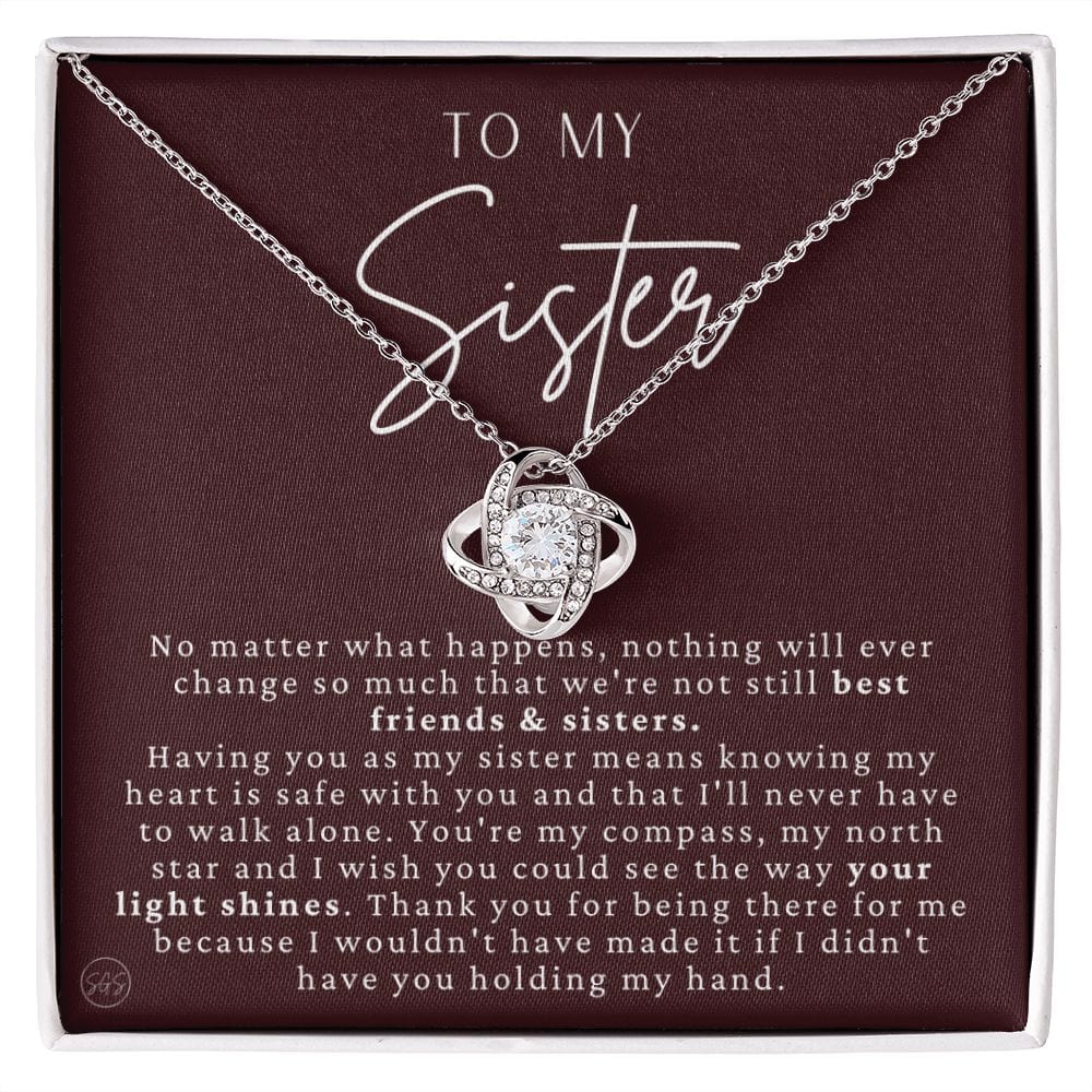 Sister Gift | Sister Christmas Gift, Sister Necklace, Birthday Gift for My Sister, Sentimental Gift Sisters, Christmas Gifts for Sister, 6