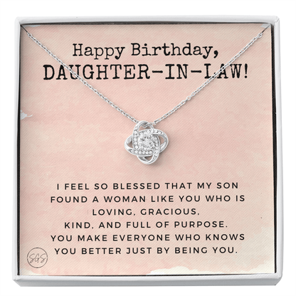 Daughter in Law Gift | Future DIL, Bonus Daughter, From Mother in Law, Father in Law, In Laws, For the Bride, Son's Wife, Fiance 1012DILhbKA