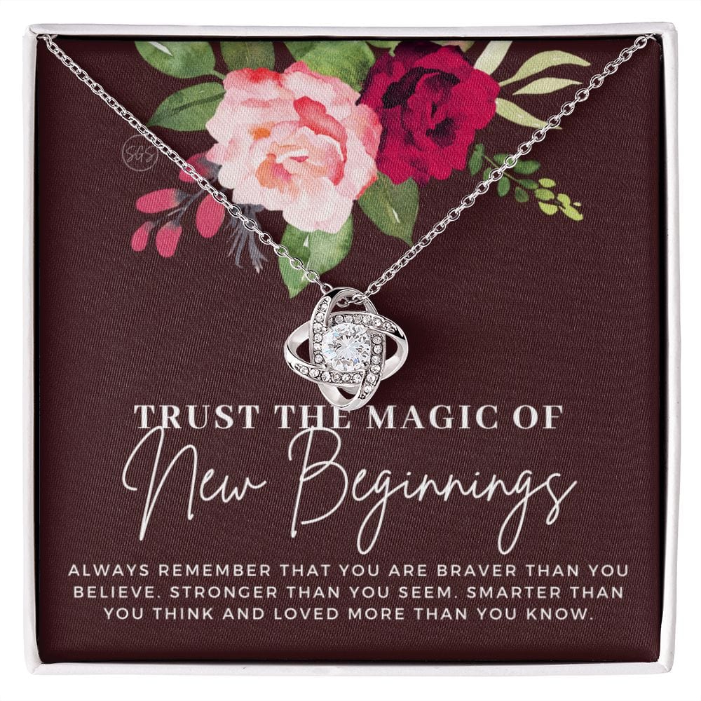 Trust the Magic of New Beginnings Gift | New Job, Moving, Break Up, Divorce, Co-Working Leaving, Promotion, Best Friend Gift, Graduation