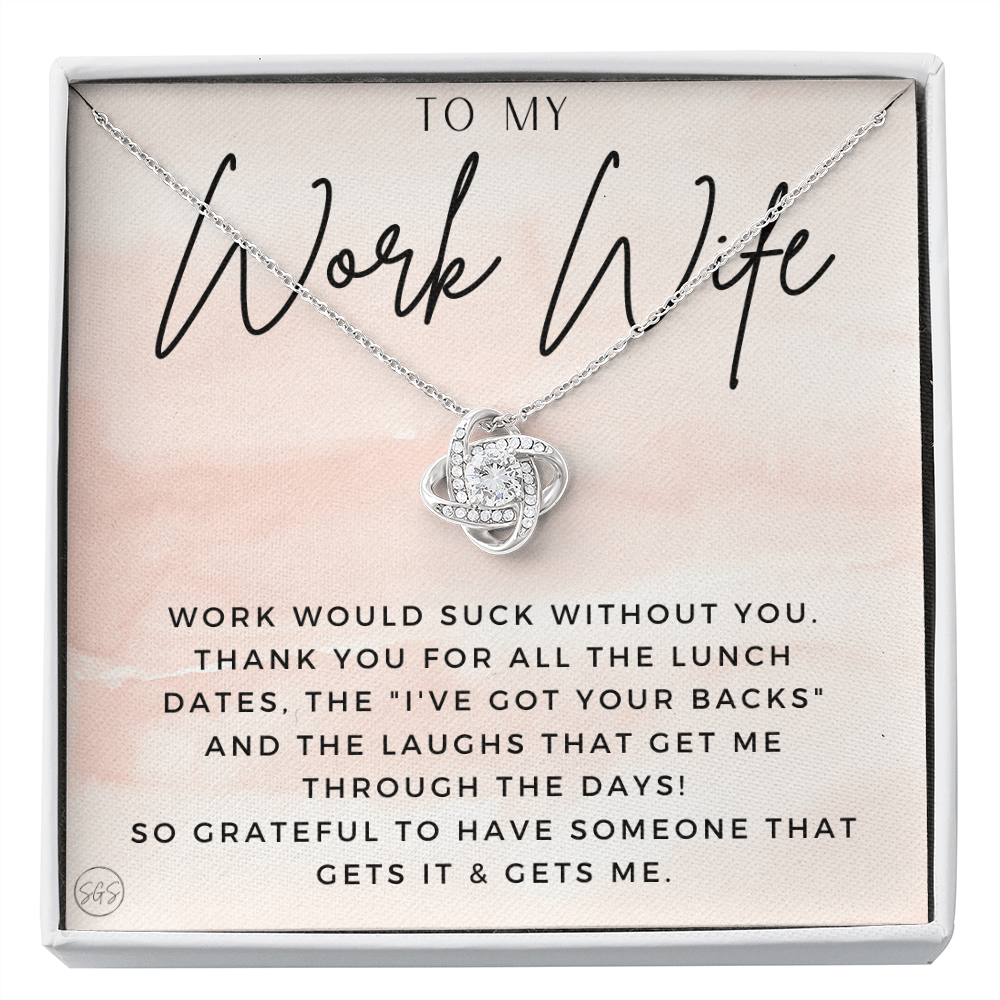 Work Wife Gift | Best Friend at the Office, Christmas, Favorite Co-Worker, Work, Job Anniversary, Employee, Boss, Small Business, Thank You, Bestie Funny 1029wcKA