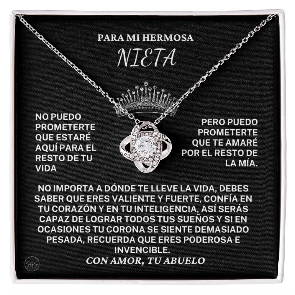 Regalo de Nieta, Granddaughter Gift | En Español, From Grandpa, Necklace from Grandpa, Del Abuelo, Birthday, Graduation, Teen Girl 4