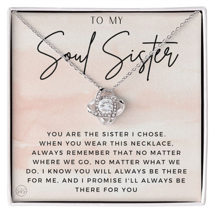 Best Friend Gift | Soul Sister, BFF Necklace, Unbiological Sister, Christmas Gift for Her, Small Long Distance Gifts, Female Best Friend 5