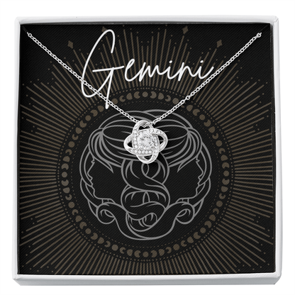 Gemini  Zodiac Necklace | Gift for a Witchy Woman, Zodiac Sign, Astrology Gift, Tarot, Best Friend Gift, Coven Sisters, Christmas, Birthday