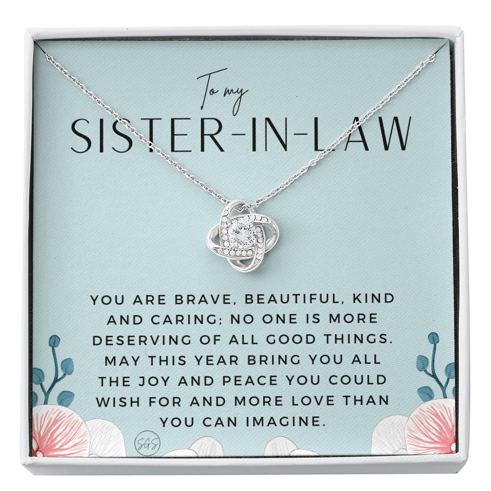 Sister-in-Law Gifts | Husband's Sister, Wife's Sister, Christmas Gift for Sister in Law, Birthday, Wedding, Future Sister Necklace 1103cKA