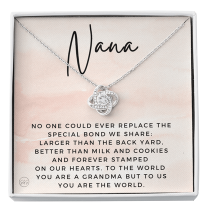 Gift for Nana | Grandmother Nickname, Grandma, Mother's Day Necklace, Birthday, Get Well, Missing You, Nana Definition, Christmas, From Family Grandkids  Granddaughter Grandson 1118aK