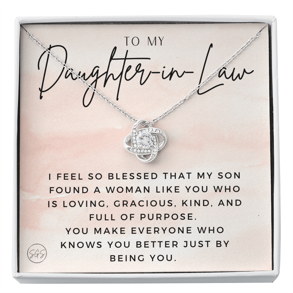 Daughter in Law Gift | Future DIL, Bonus Daughter, From Mother in Law, Father in Law, In Laws, For the Bride, Son's Wife, Fiance 1012DILaKA