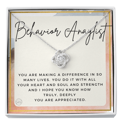 Behavior Analyst Gift | Thank You Social Worker, LCSW, Social Work, School, Family, Students, Graduation, MSW Appreciation Retire