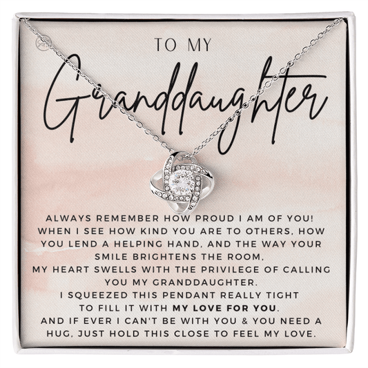 Granddaughter Gift | From Grandma, Heartfelt Present from Grandmother, Birthday, Graduation, Teen Girl, Confirmation, Cute Necklace