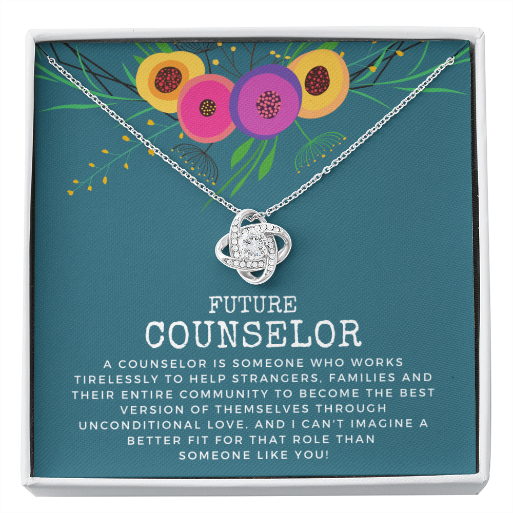 Future Counselor Gift | Graduation Necklace, Case Worker, Social Worker, LCSW, Social Work, MSW Appreciation, School, Bachelor's Degree