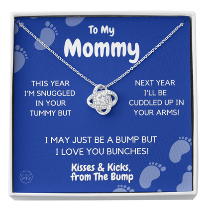 Baby to Mom Gift | Mother's Day Present from the Baby Bump, Mommy To Be Necklace, Gift for Expecting Mom From Baby Boy or Girl, New Mom 04K