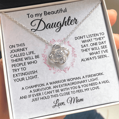 Gift for Daughter from Mom - You are an Extraordinary Light