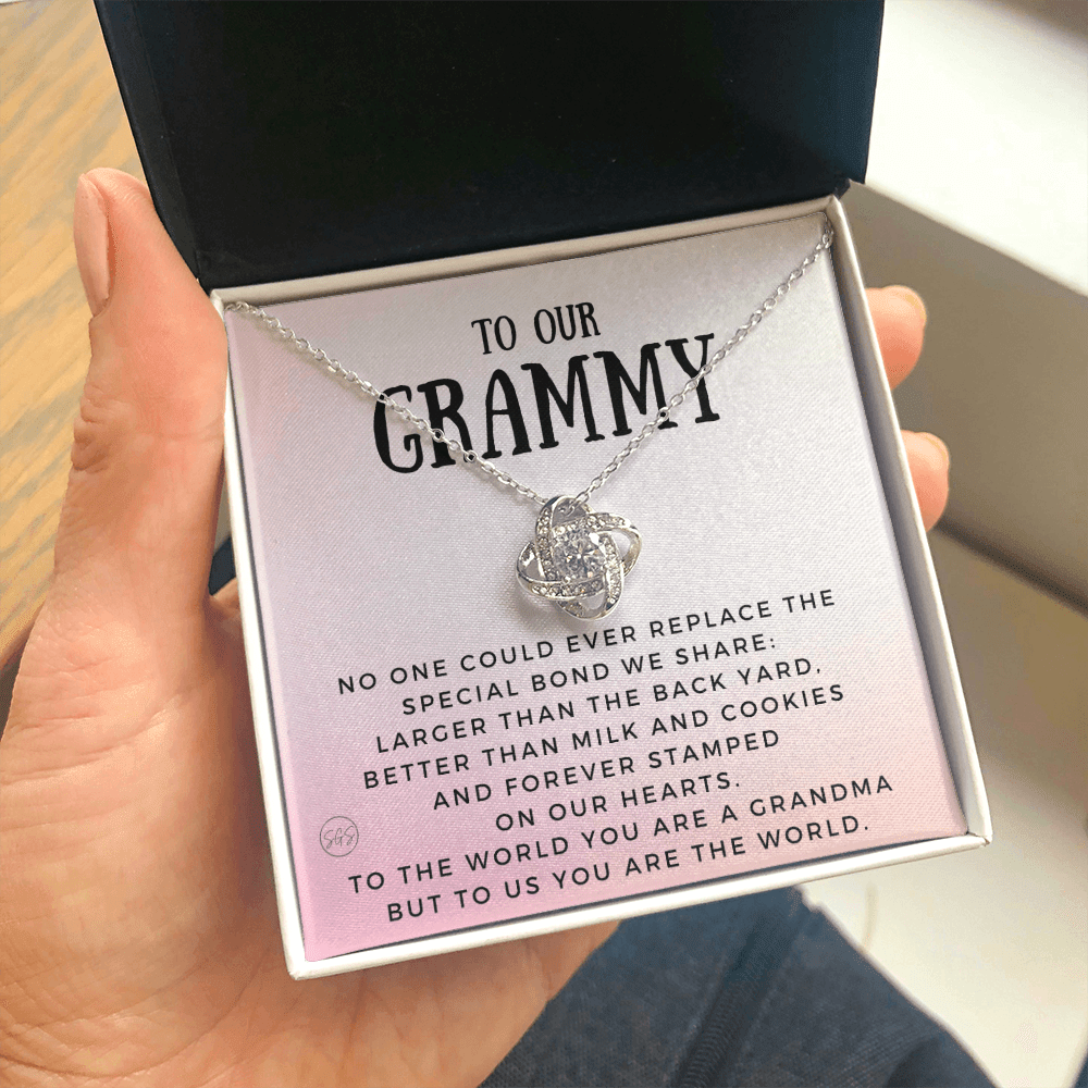 Gift for Grammy | Grandmother Nickname, Grandma, Mother's Day Necklace, Birthday, Get Well, Missing You, Grammy Definition, Christmas, From Family Grandkids  Granddaughter Grandson 1118aK