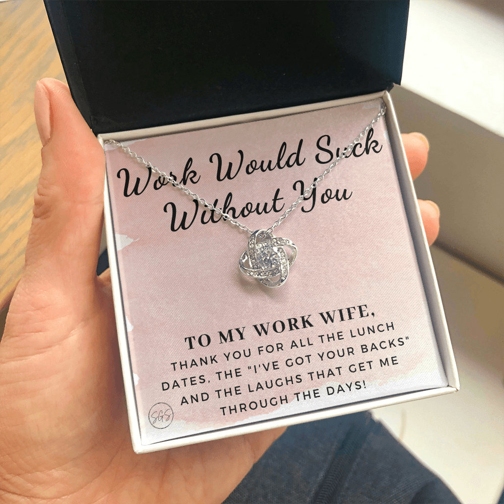 Work Wife Gift | Best Friend at the Office, Christmas, Favorite Co-Worker, Work, Job Anniversary, Employee, Boss, Small Business, Thank You, Bestie Funny 1029wdKA