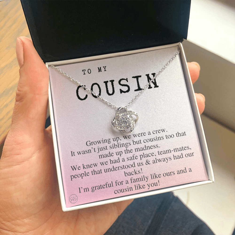 Gift for Cousin | Cousin Crew Necklace, Cousins and Best Friends, I Miss You Present, Gift for Birthday, Graduation, Thinking of You 2407K