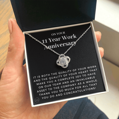 11 Year Job Anniversary Gift | Thank You Gift from Boss, Employee Work Appreciation, Co-Worker, Congrats, Years of Service AN11K